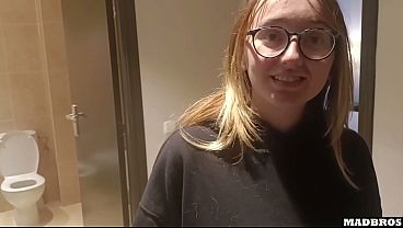 A pretty Spanish Girl Masturbates And Gets Pounded by Her New Roommate !!!