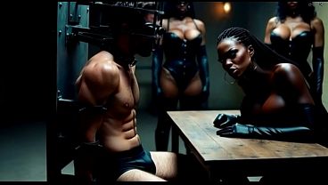 Teasing Punishment In HARSH Femdom Prison [AI Generated]