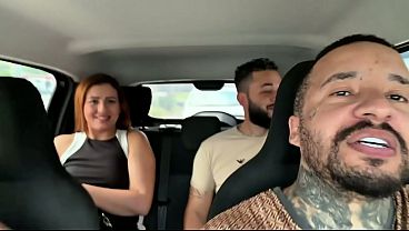 (CLT) couple came for the first time to have great sex inside an Uber!