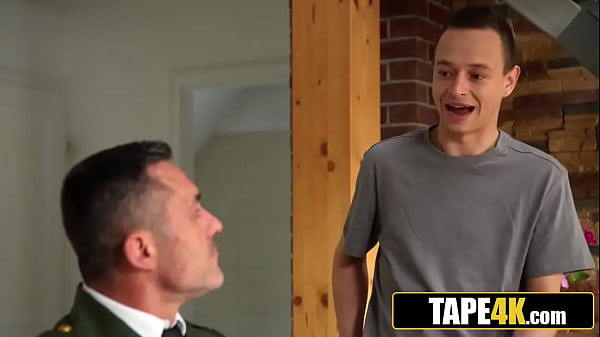 Dad Comes Back from the Service Only to Fuck Stepson's Ultra-Cute Girlfriend
