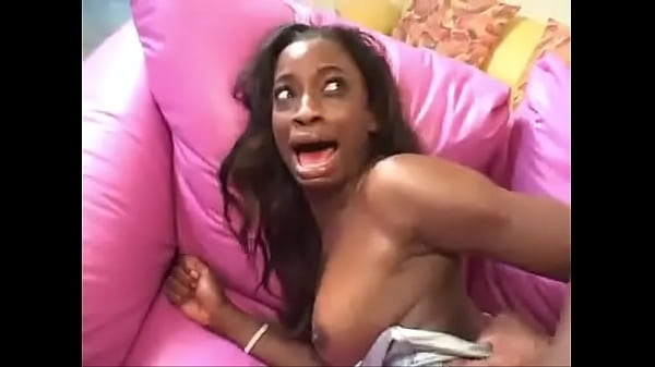 Ebony Monique Holds Mandigo's Meat Pole in Her Ass PMV