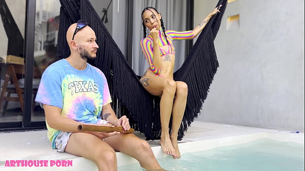 Skinny Colombian Girl Violeta Grey Loves Lollipops, Sucking & Fucking