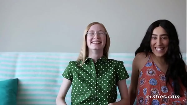 Download Video - Sweet Blonde and a Hot Brunette - The Right Chemistry