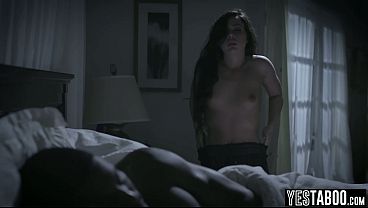 Slutty bisexual babe seduces and fucks GFs blinfolded BBC husband