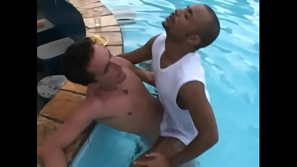Download Video - Studs get horny around the pool and suck each other's dongs