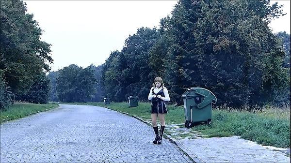 Rubberdoll Monique - On the streets as a rubber...