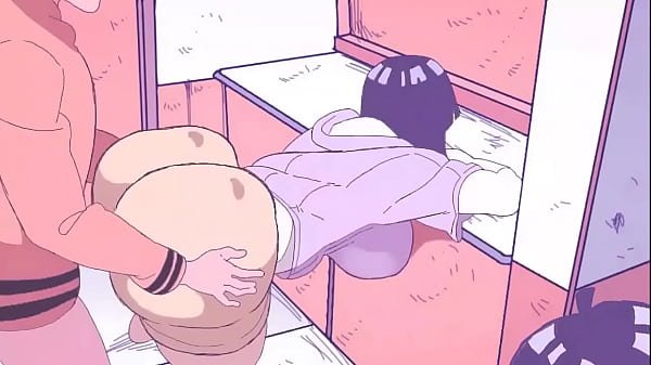 Hinata's ass pounded in the living room