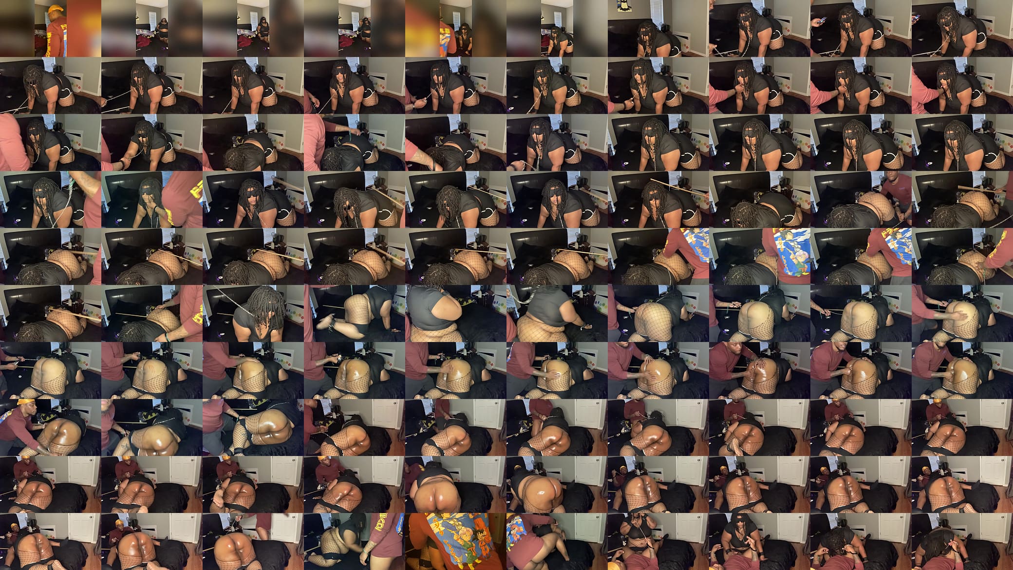 Ebony Big Booty Cheating Slut Wife BBW Loves When I Treat Her Like A Fuck Doll Part 1 预览图