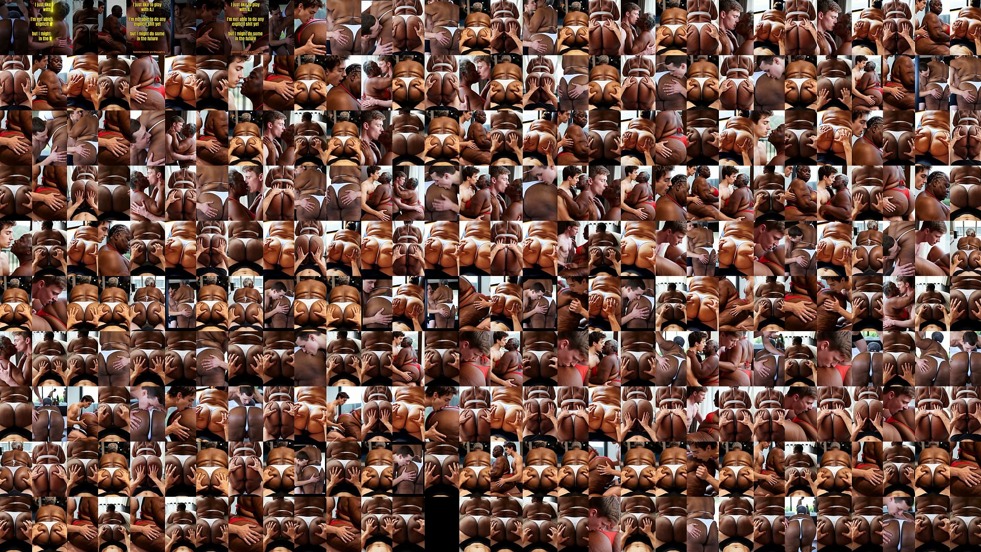 Interracial Granny edit &mdash; AI (horizontal version) 预览图