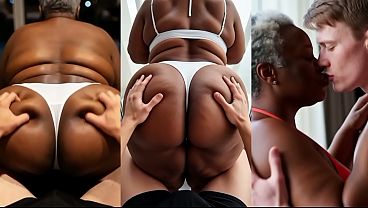 Interracial Granny edit — AI (horizontal version)