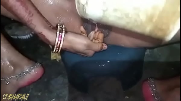 Raat me snan karke bhabhi ko pela