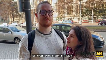 HUNT4K. I had no idea my Girlfriend was such a Slut and willing to fuck a Stranger for money