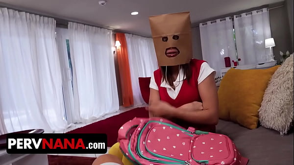 Laya’s Having A Tough Time At School And Her Horny Step-nana Mandy Wants To Do Something About It
