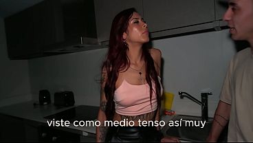 Beautiful brunette fucked her boyfriend's best friend!