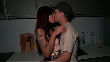 Beautiful brunette fucked her boyfriend's best friend!