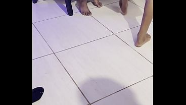 Two German MILFs real Amateur Gangbang Party with Many Guys in Swinger Club