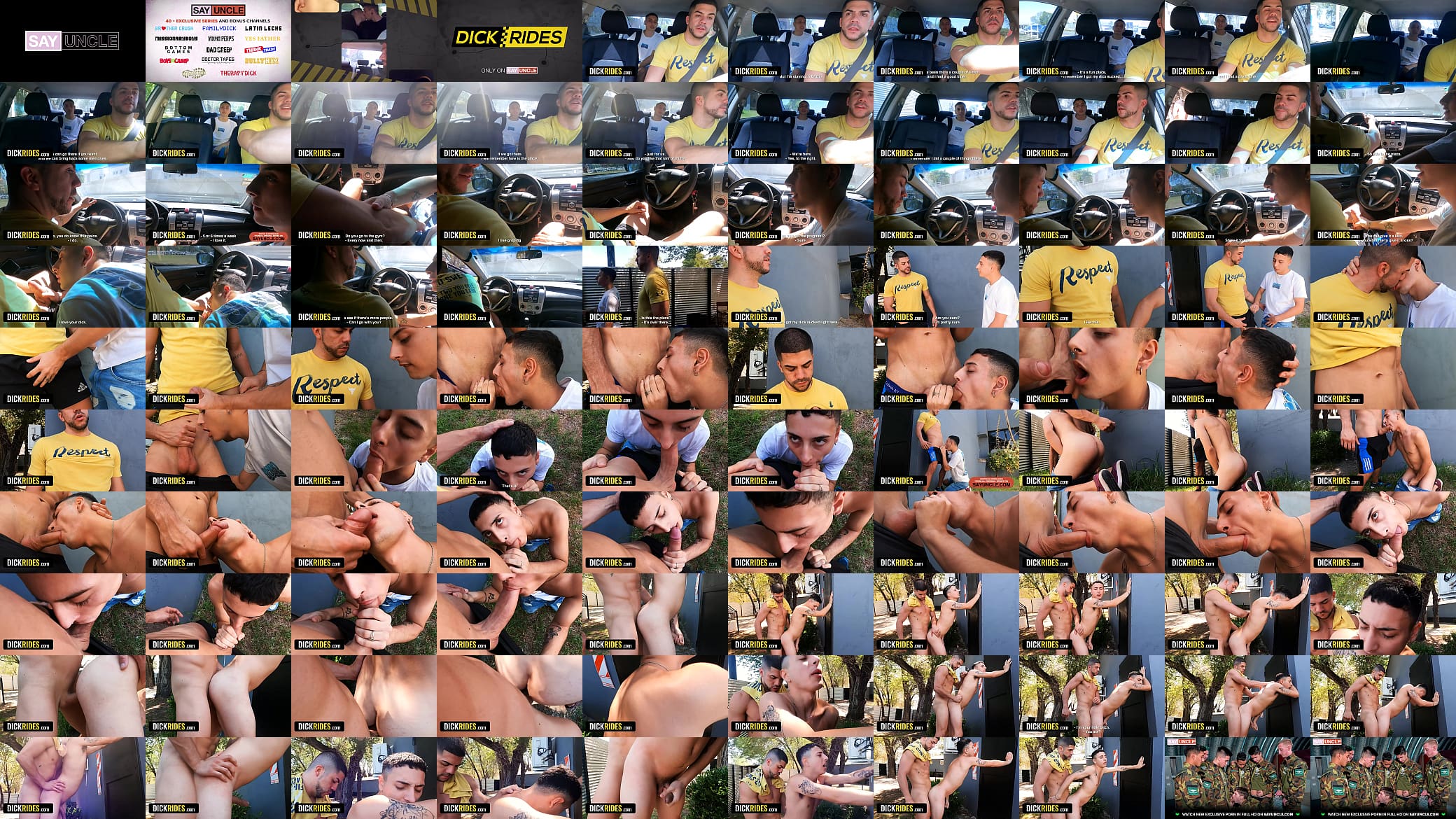 Hunk Taxi Driver Fer Froma Breeds Cute Latino Uriel Simon In The Middle Of A Park - Dick Rides 预览图