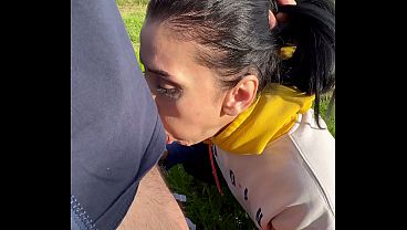 Nothing is better than a perfect blowjob outside