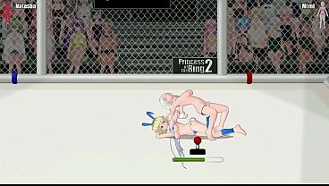 Hot women in lesbian acts in Princess of ring 2 hentai game new video
