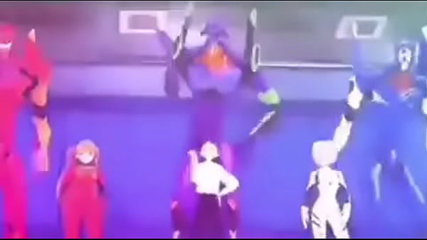 evangelion dançando funk