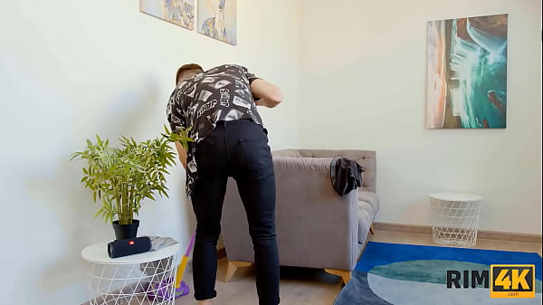 RIM4K. Russian chick and roommate involve the guy in hot threesome sex