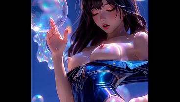 My gamer dream woman - AI Generated