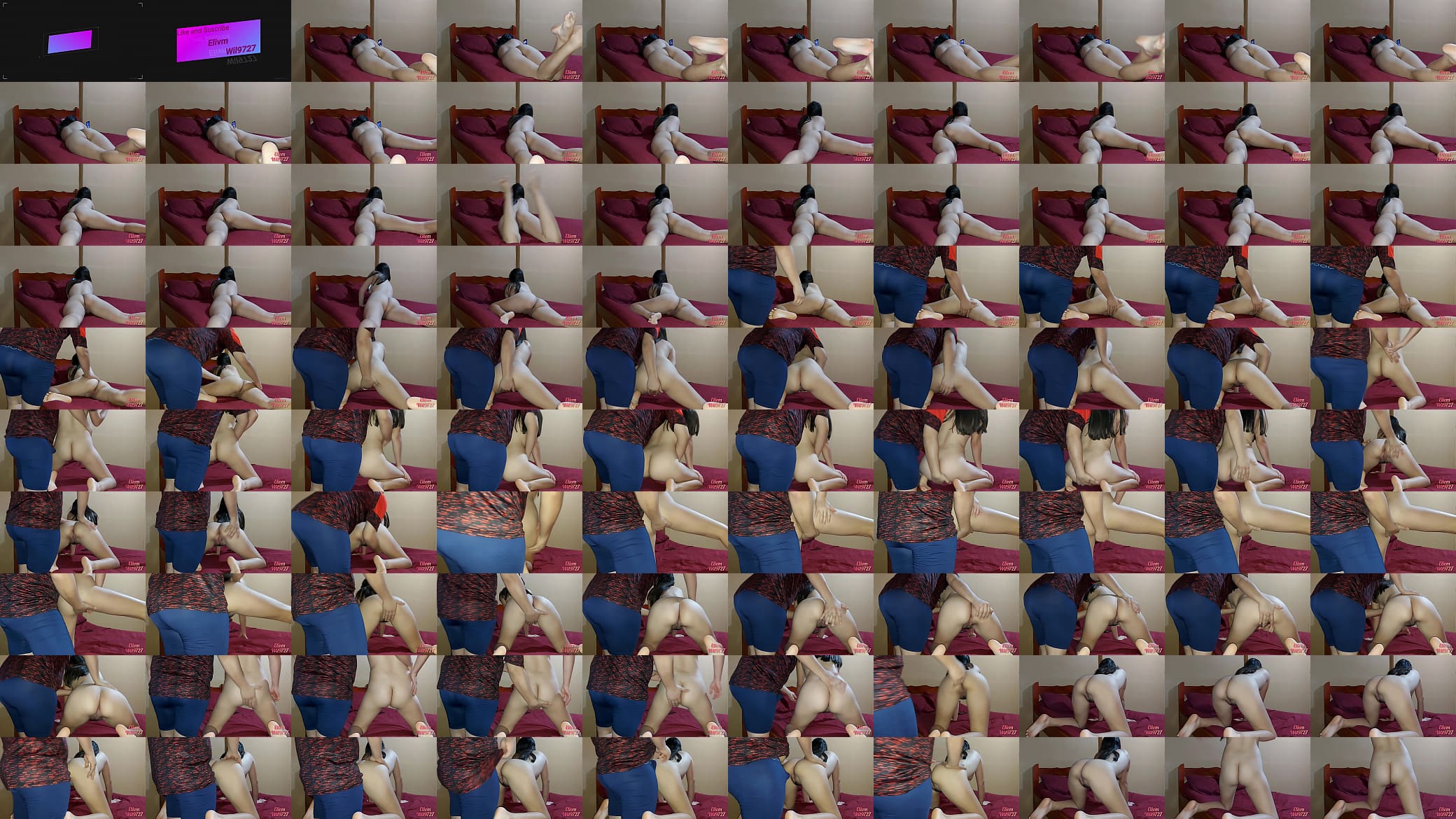 My step Sister was watching porn and I entered her room and I had to please her 预览图