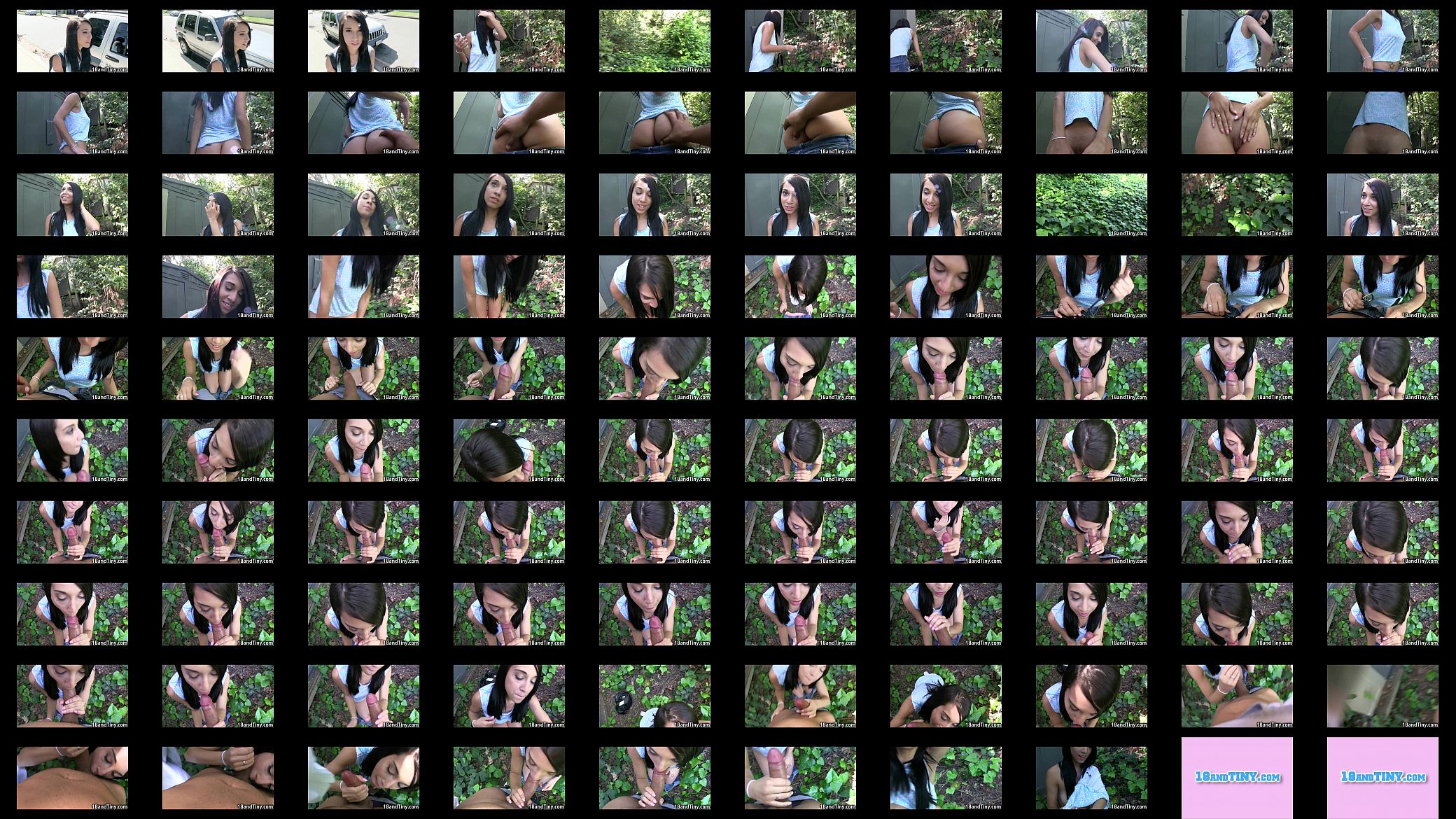 Super Small Teen Sucks Cock Outdoor! 预览图