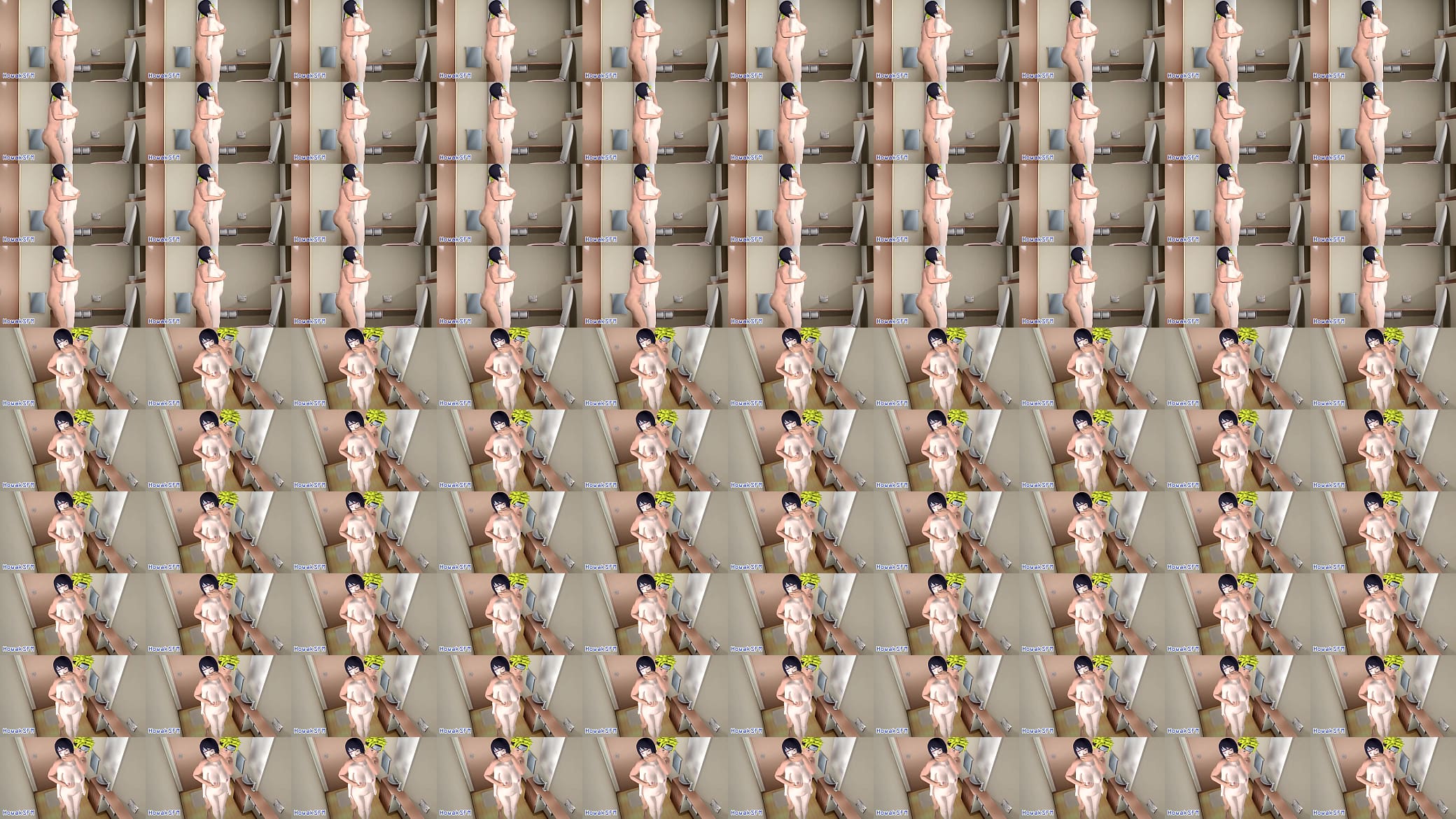Naruto le es infiel a Hinata con Kurotsuchi 预览图