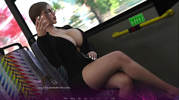 Download Video - THE OFFICE - Sex Scene &num;11 Licking Wet Pussy on Bus - 3d game&comma; porn game