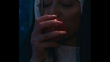 Horny Futa Nun - Hardcore Blowjob