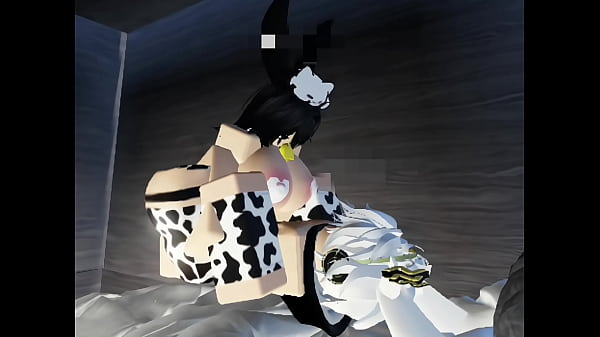 Snow bunny in cow suit get fuck by she BF