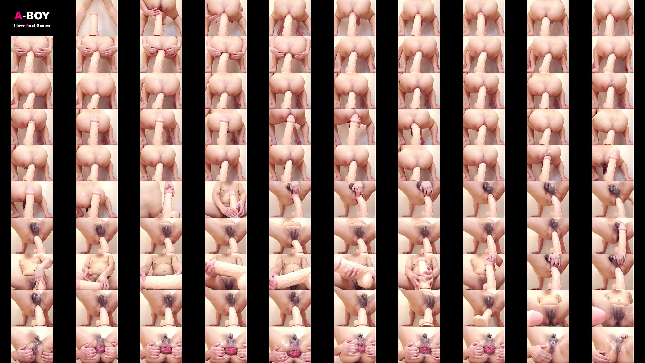 3.15in(8cm) HUGE DILDO INTO MY ANUS - ANAL GAPE 预览图