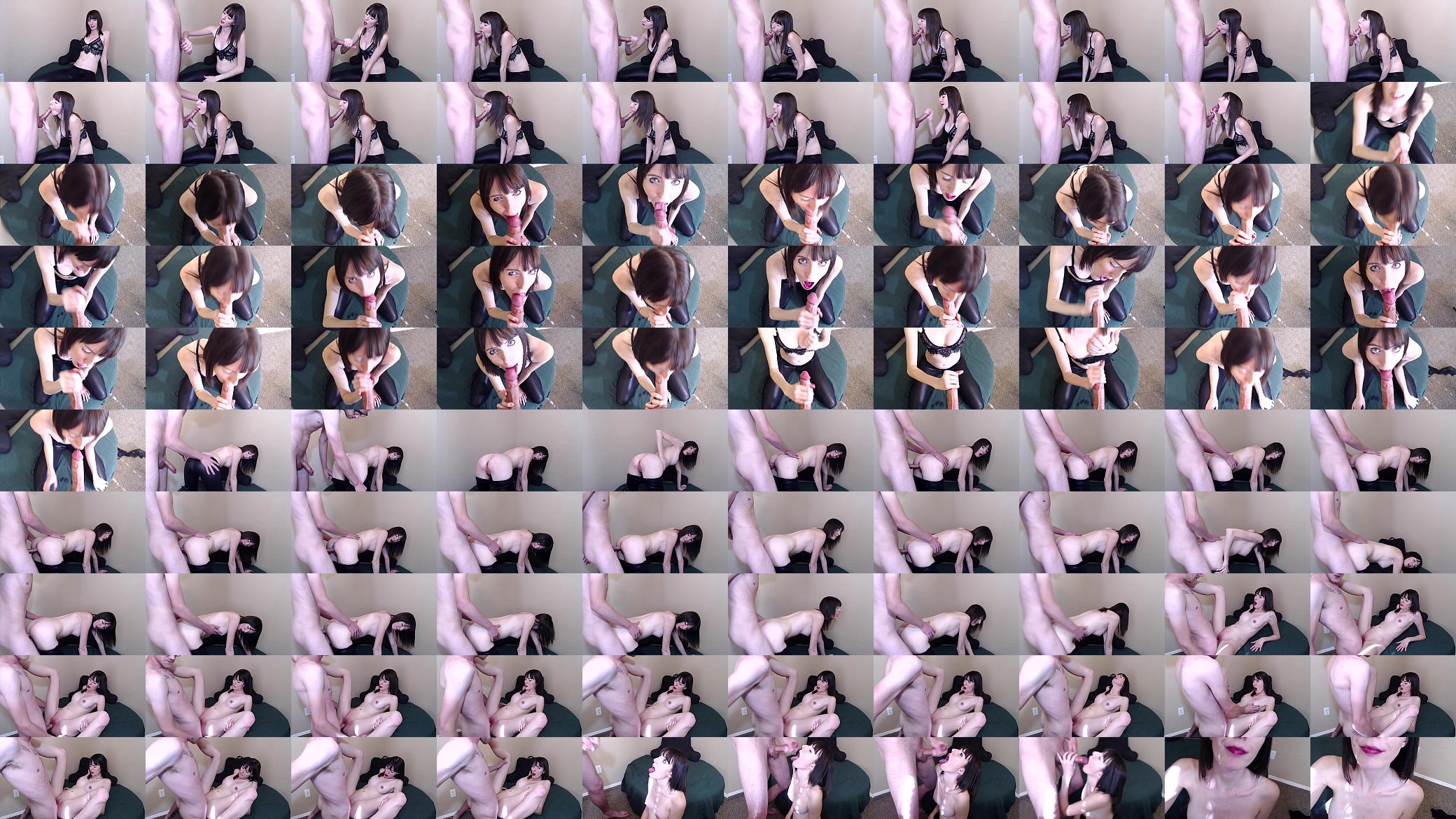 Sloppy Blowjob and Doggy Fuck with Facial 预览图