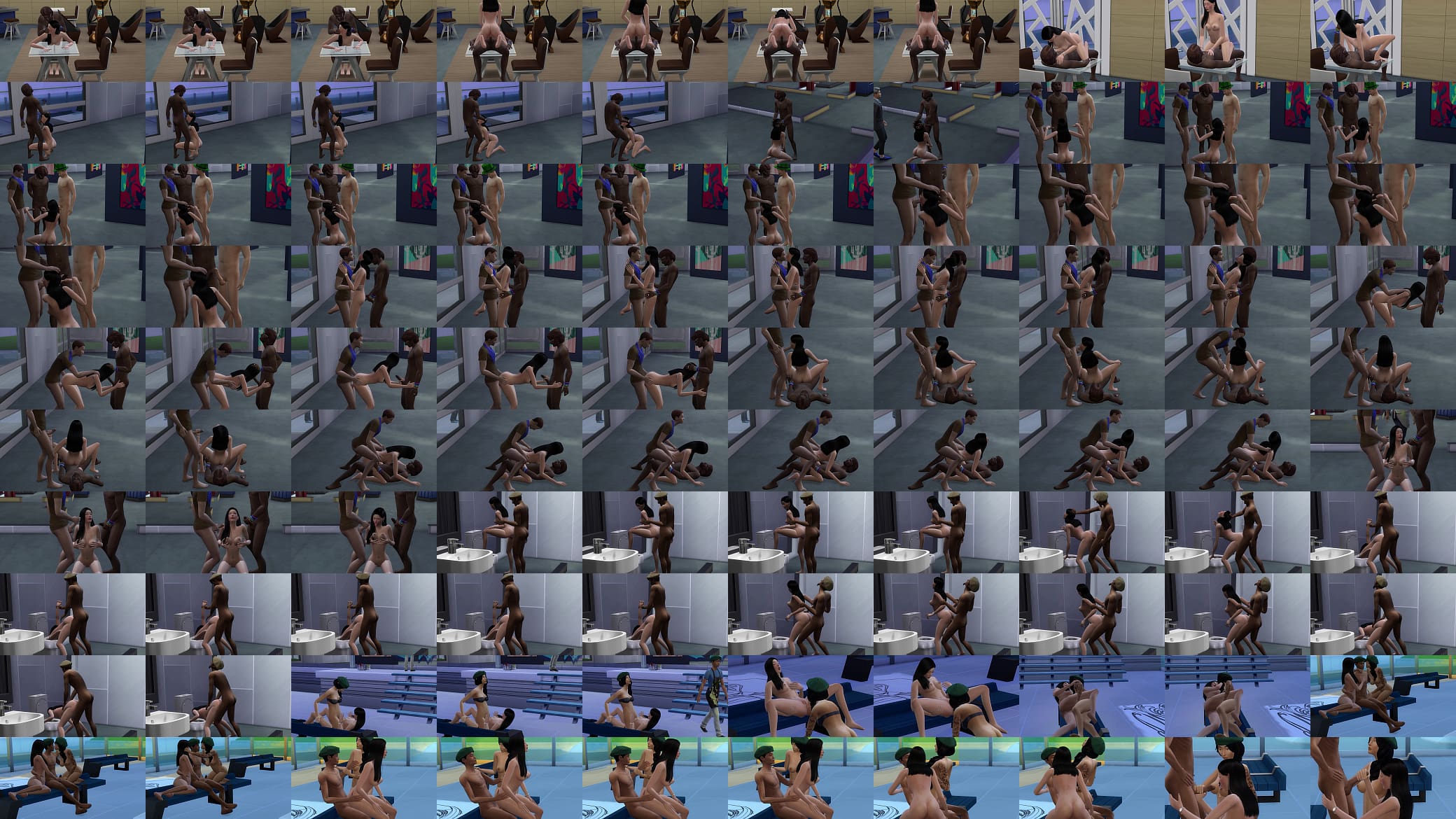 Japanese girl wants to fuck everyone in the art gallery - 3D Hentai Uncensored 预览图