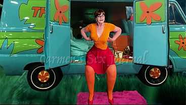 Carmenssexjournal - Granny Carmen's Velma Dinkley: Cock Sucking, 2 Position Fucking Creampied Sleuth Slut