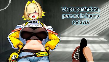 Download Video - JOI en espa&ntilde;ol&period; Elegg de NIKKE te masturba con sus&period;&period;&period; &iquest;cepillos&quest;