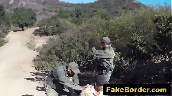 Strip search leads to intense sex with gorgeous blonde vixen