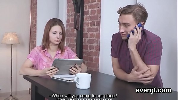 Dirt poor stud allows frisky friend to fuck his exgf for dollars