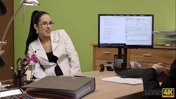 LOAN4K. Brunette babe gives pussy to agent to buy musical equipment