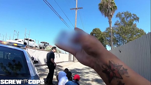 Screw the Cops - white female cop fucked by three BBC