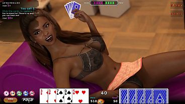 Spicy Strip Poker Ep 2| Strip Poker Hentai Game | Yanet and Some Good Luck