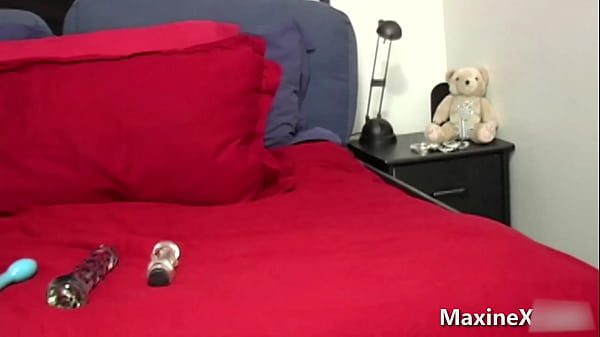 Voyeur Slut Maxine X Caught Layla Lust Dildo Fucking Herself!