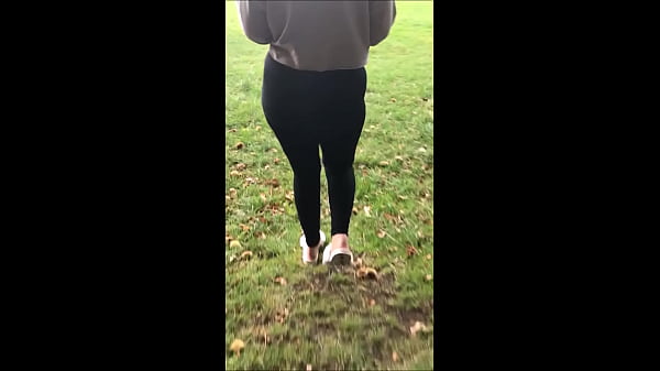 Big Booty PAWG walking in the Forest