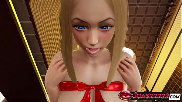 New Year's Hot Gift: Cowgirl POV Sex with Big Tits Massage, Staircase Doggy Style Sex, and Lifting Tied Sexwith Loud Moanings and Creampie in 3D Hentai Animation