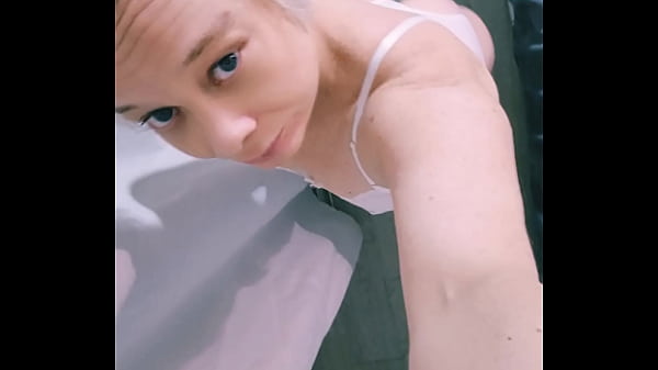 In sexy white lingerie Thumbnail