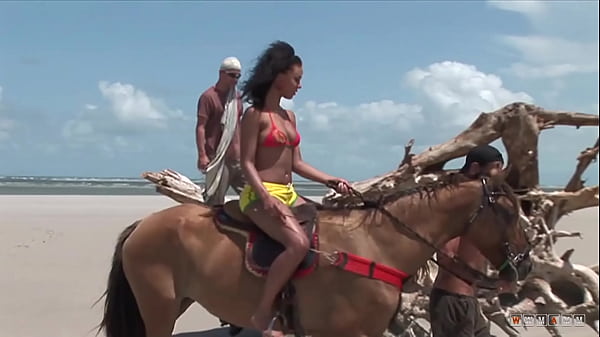 Naughty teen Kitty sandwiched and double penetrated