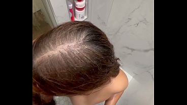 MY FAT ASS LATINA STEPSIS WALKS IN ON ME SHOWERING!!