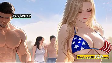 patriotic cumslut begs to get fucked hard at th of july bbq ai animation 