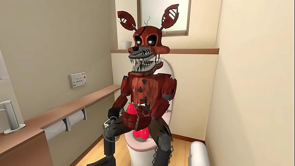 N. Foxy masturbates in the toilet.